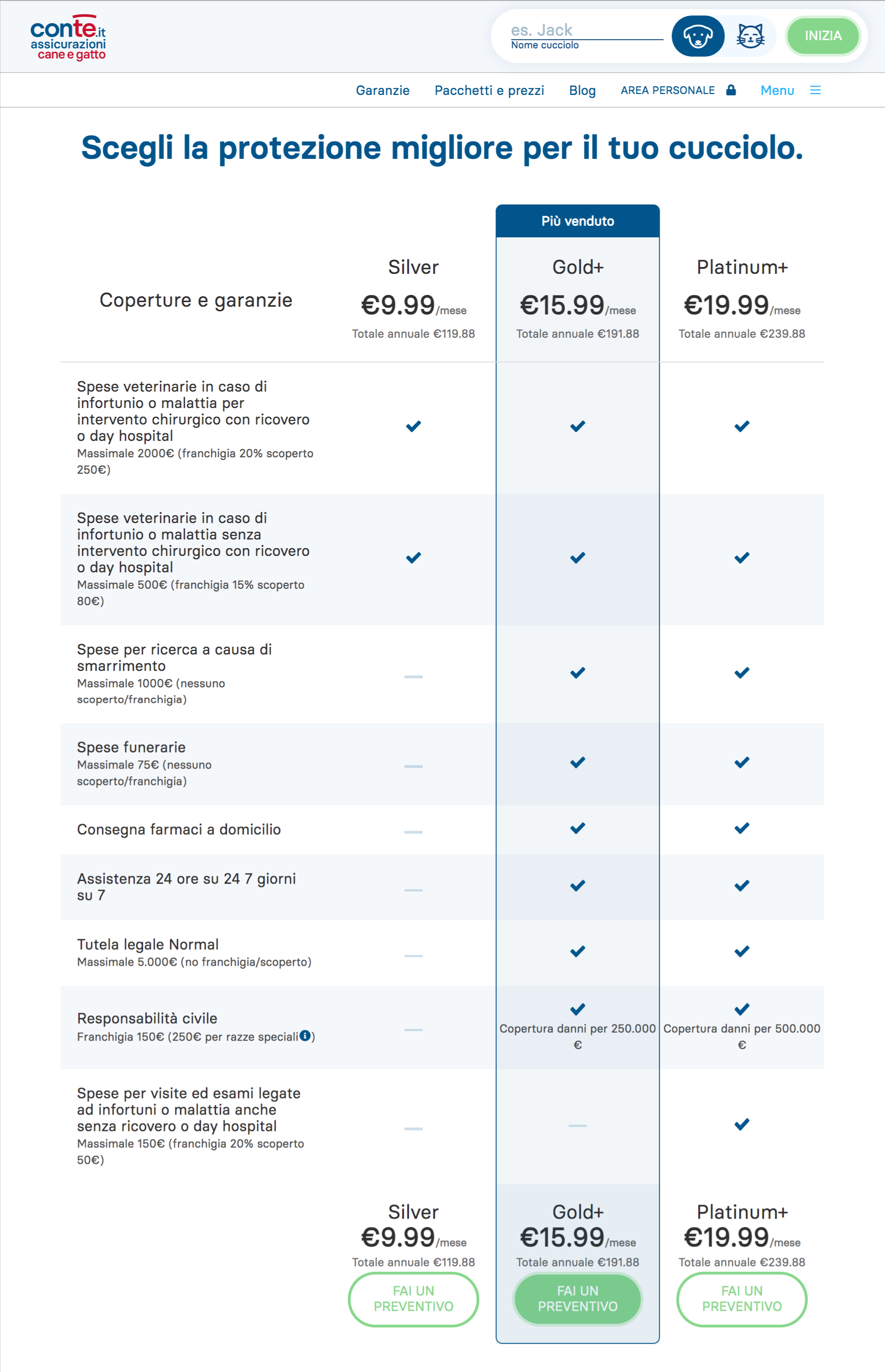 Case Study - Conte Assicurazioni